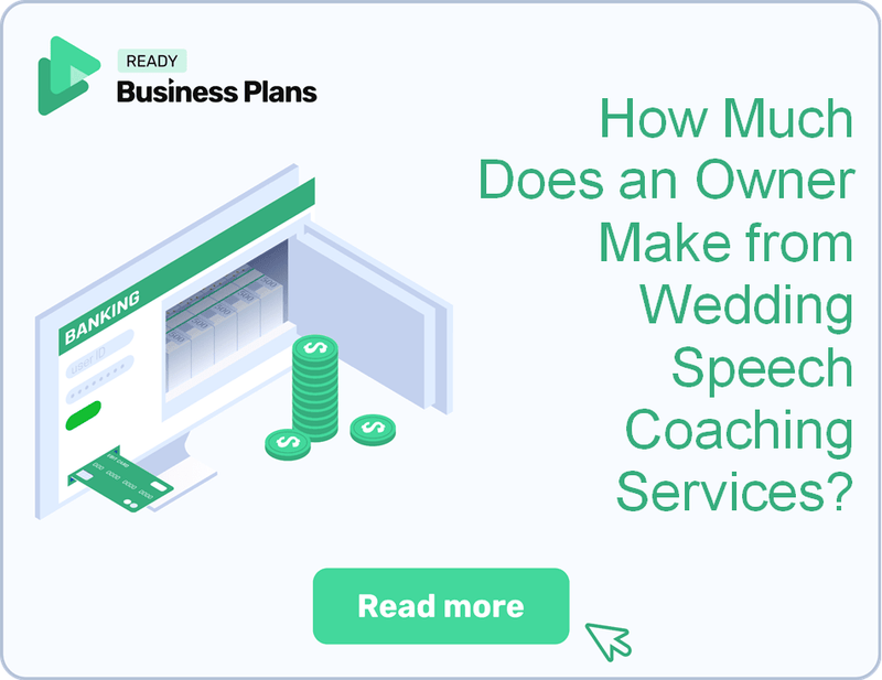 How Much Does an Owner Make from Wedding Speech Coaching Services?