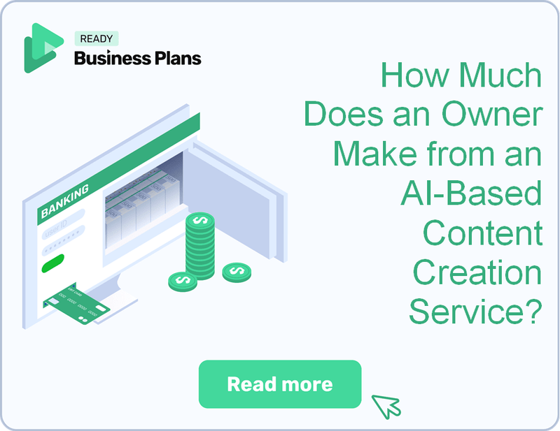 How Much Does an Owner Make from an AI-Based Content Creation Service?