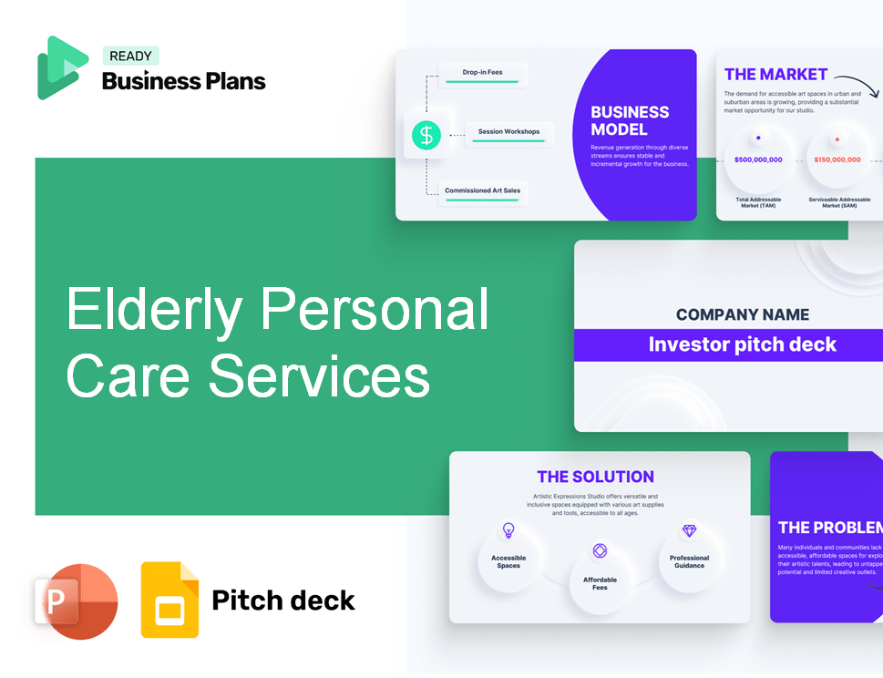 Elderly Personal Care Services Pitch Deck