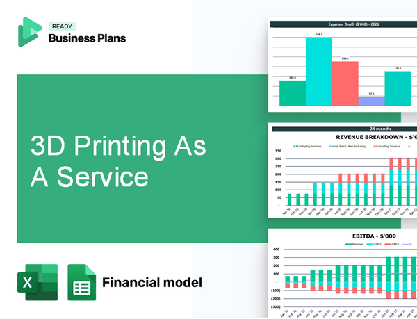 3D Printing As A Service Financial Model