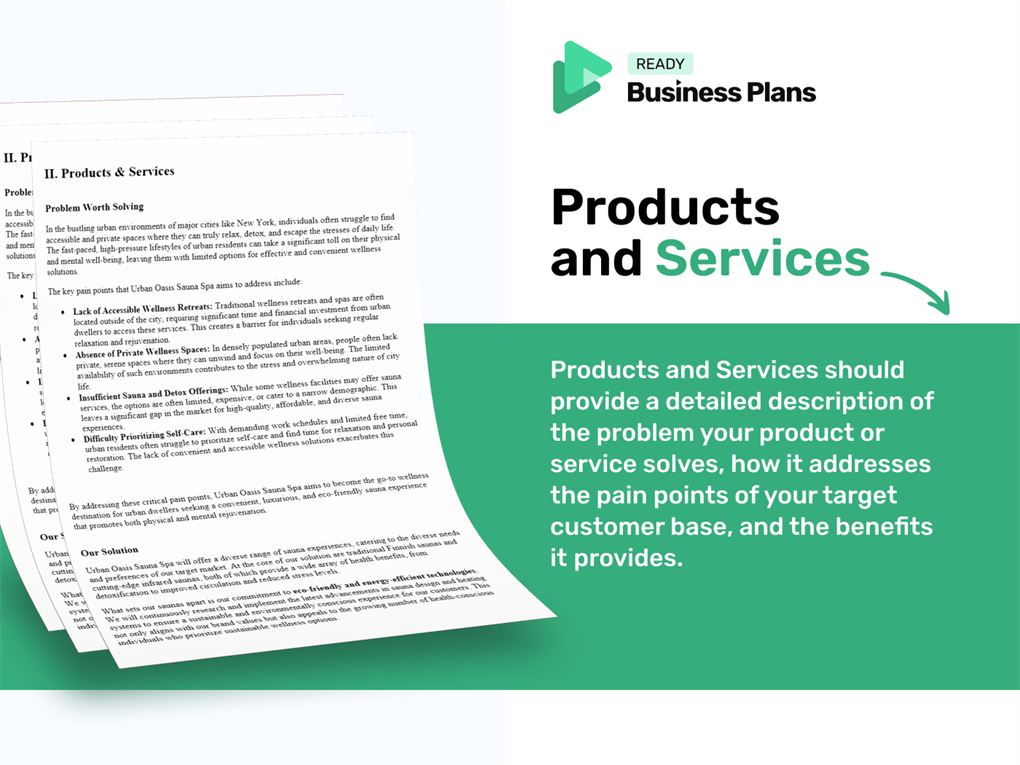 Small Cargo Van Delivery Business Plan: Products and Services