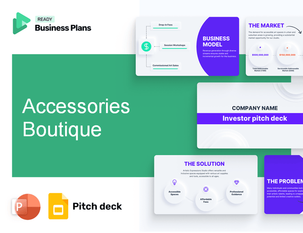 Accessories Boutique Pitch Deck