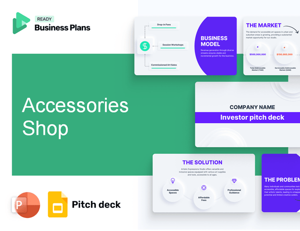 Accessories Shop Pitch Deck