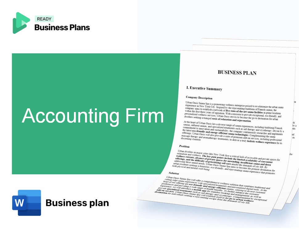 Accounting Firm Business Plan