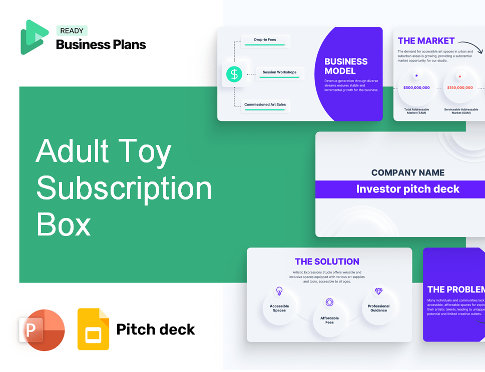 Adult Toy Subscription Box Pitch Deck