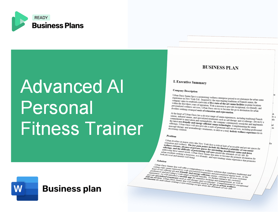 Advanced AI Personal Fitness Trainer Business Plan