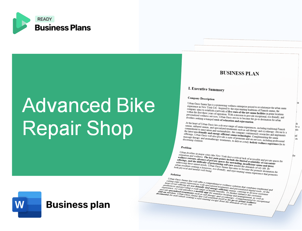 Advanced Bike Repair Shop Business Plan