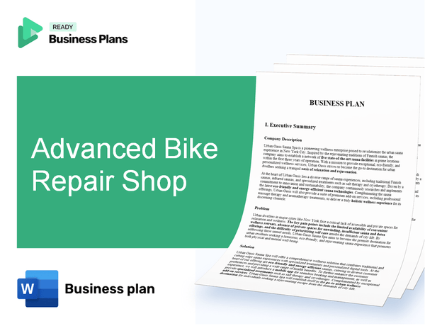 Advanced Bike Repair Shop Business Plan