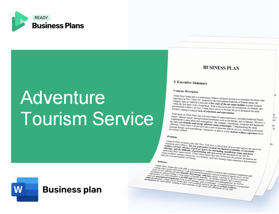 Adventure Tourism Service Business Plan