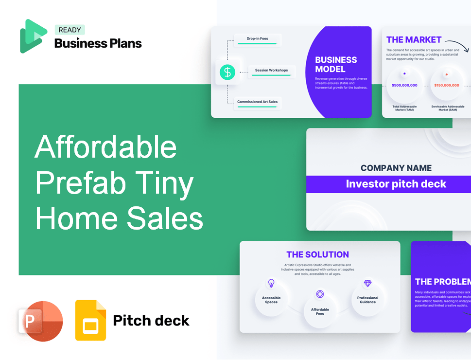 Affordable Prefab Tiny Home Sales Pitch Deck