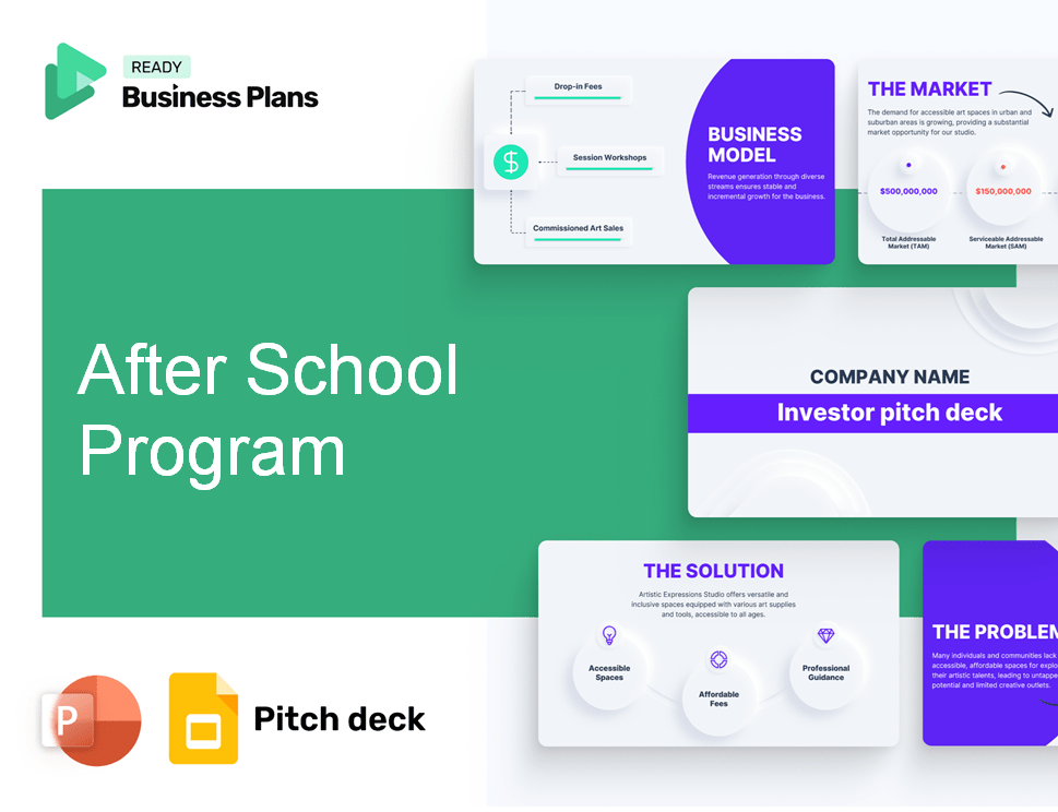 After School Program Pitch Deck
