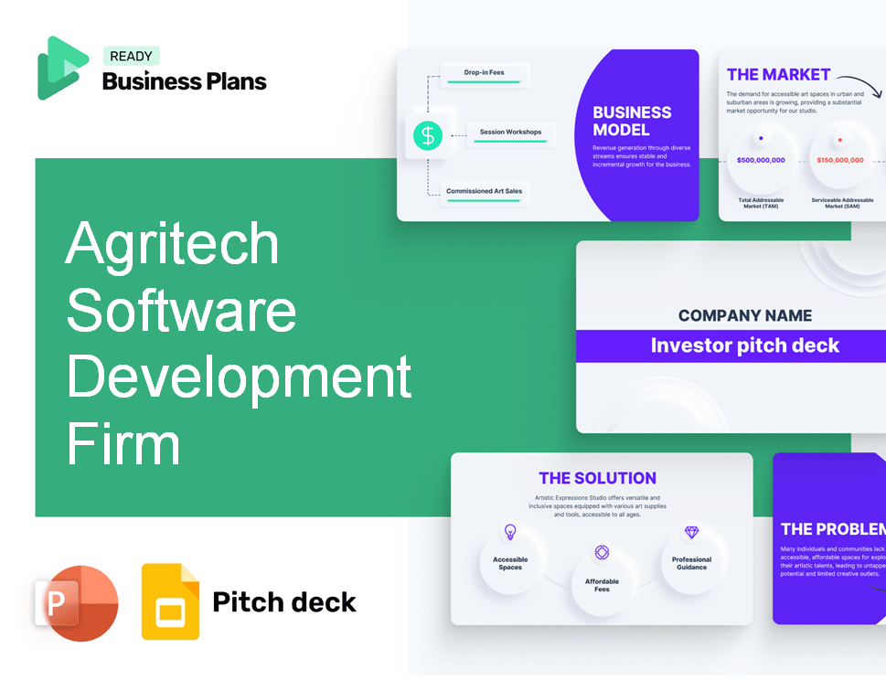 Agritech Software Development Firm Pitch Deck