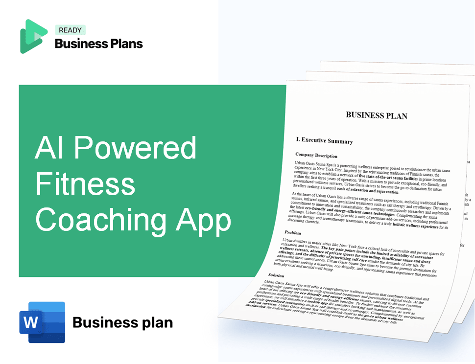 AI Powered Fitness Coaching App Business Plan