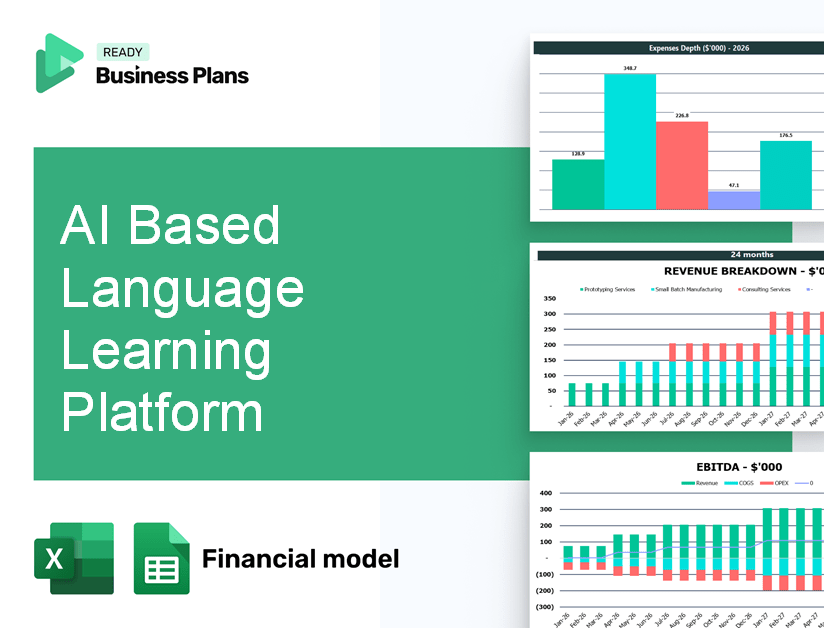 AI Based Language Learning Platform Financial Model