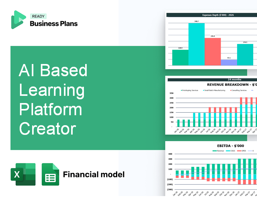 AI Based Learning Platform Creator Financial Model