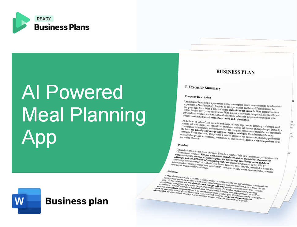 AI Powered Meal Planning App Business Plan