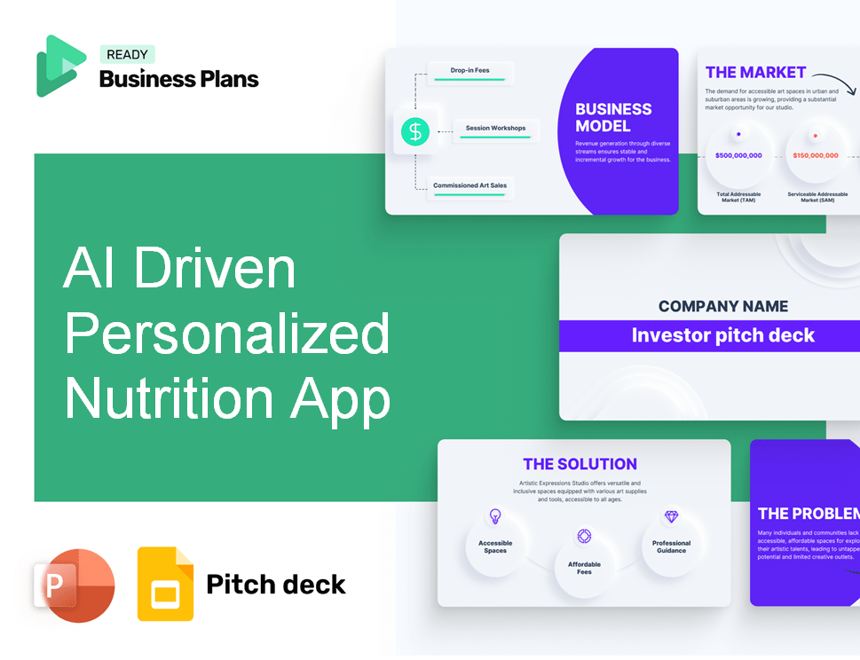 AI Driven Personalized Nutrition App Pitch Deck