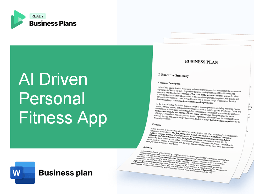 AI Driven Personal Fitness App Business Plan