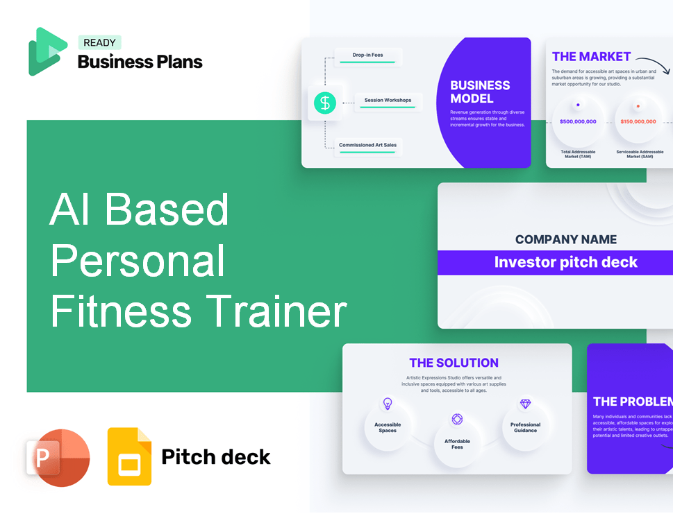 AI Based Personal Fitness Trainer Pitch Deck