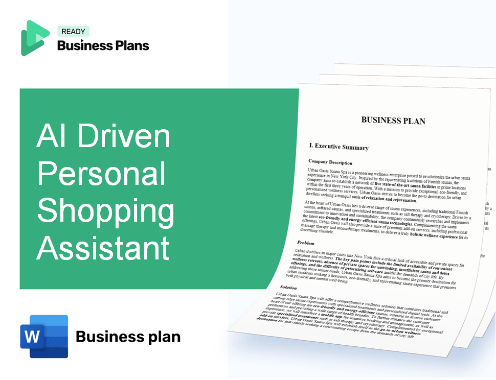 AI Driven Personal Shopping Assistant Business Plan