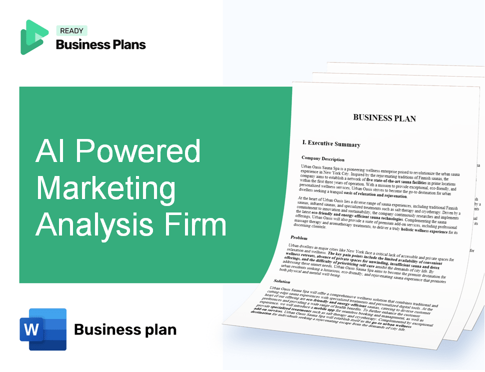 AI Powered Marketing Analysis Firm Business Plan