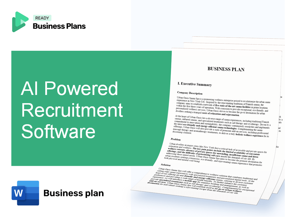 AI Powered Recruitment Software Business Plan