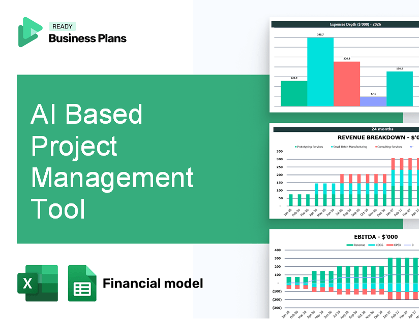 AI Based Project Management Tool Financial Model