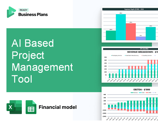 AI Based Project Management Tool Financial Model