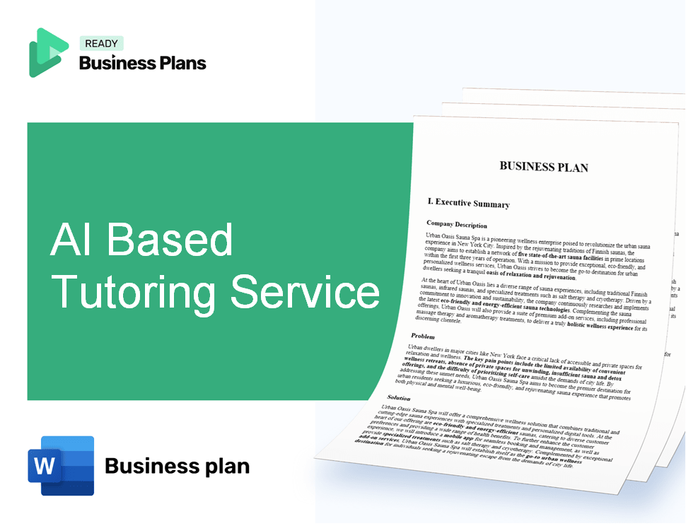 AI Based Tutoring Service Business Plan