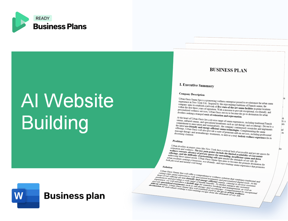 AI Website Building Business Plan