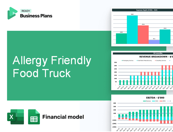 Allergy Friendly Food Truck Financial Model