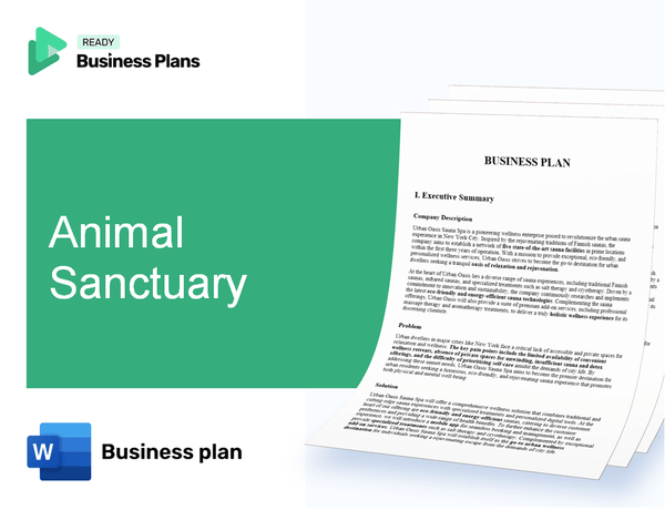 Animal Sanctuary Business Plan