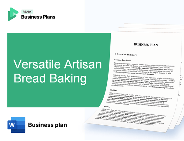 Versatile Artisan Bread Baking Business Plan