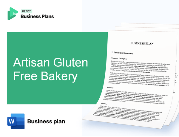 Artisan Gluten Free Bakery Business Plan