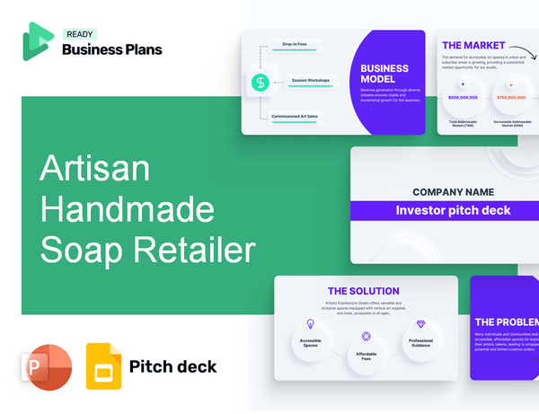 Artisan Handmade Soap Retailer Pitch Deck