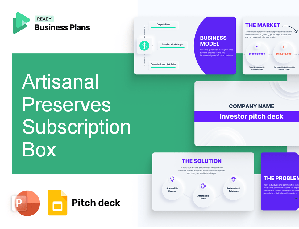 Artisanal Preserves Subscription Box Pitch Deck