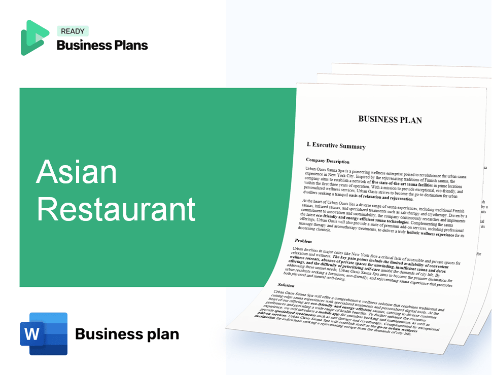 Asian Restaurant Business Plan