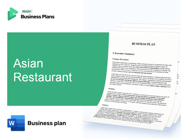 Asian Restaurant Business Plan