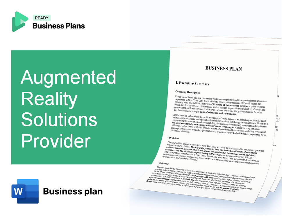 Augmented Reality Solutions Provider Business Plan