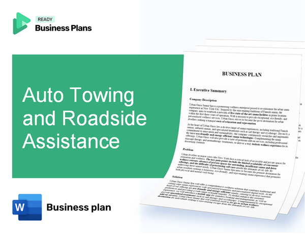 Auto Towing and Roadside Assistance Business Plan
