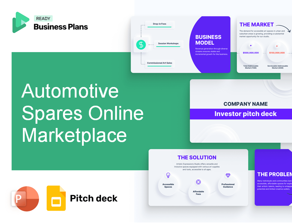 Automotive Spares Online Marketplace Pitch Deck