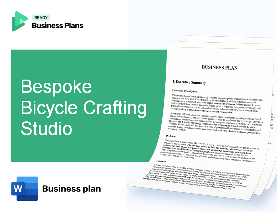 Bespoke Bicycle Crafting Studio Business Plan