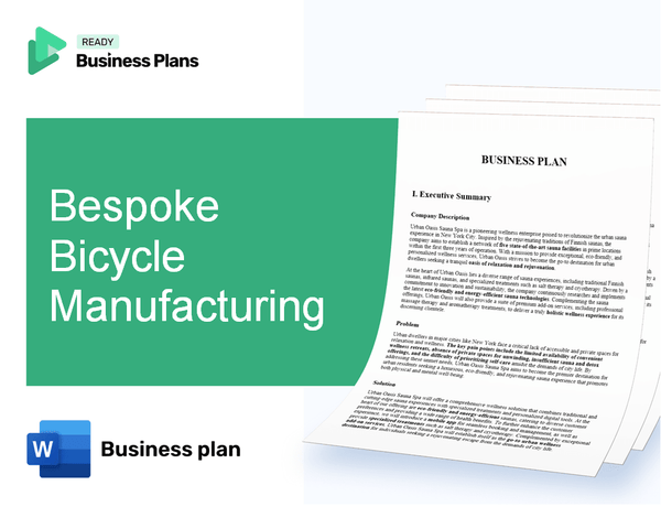 Bespoke Bicycle Manufacturing Business Plan