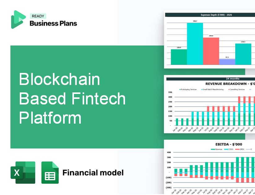 Blockchain Based Fintech Platform Financial Model