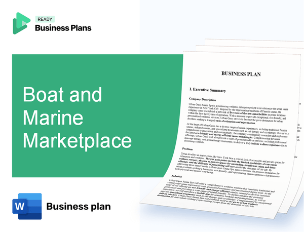 Boat and Marine Marketplace Business Plan