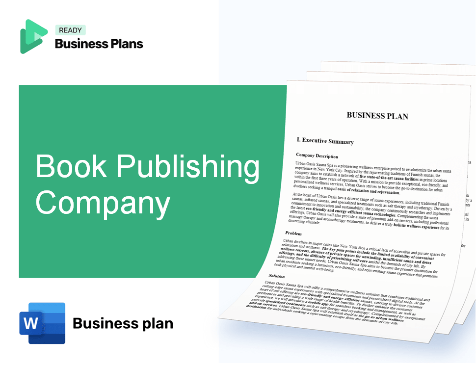 Book Publishing Company Business Plan
