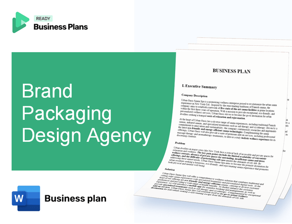 Brand Packaging Design Agency Business Plan