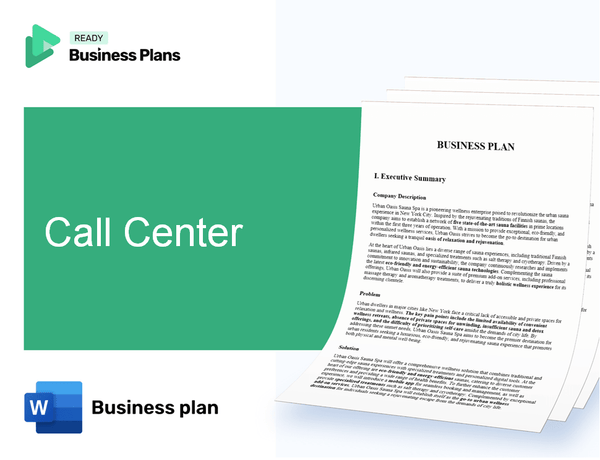 Call Center Business Plan