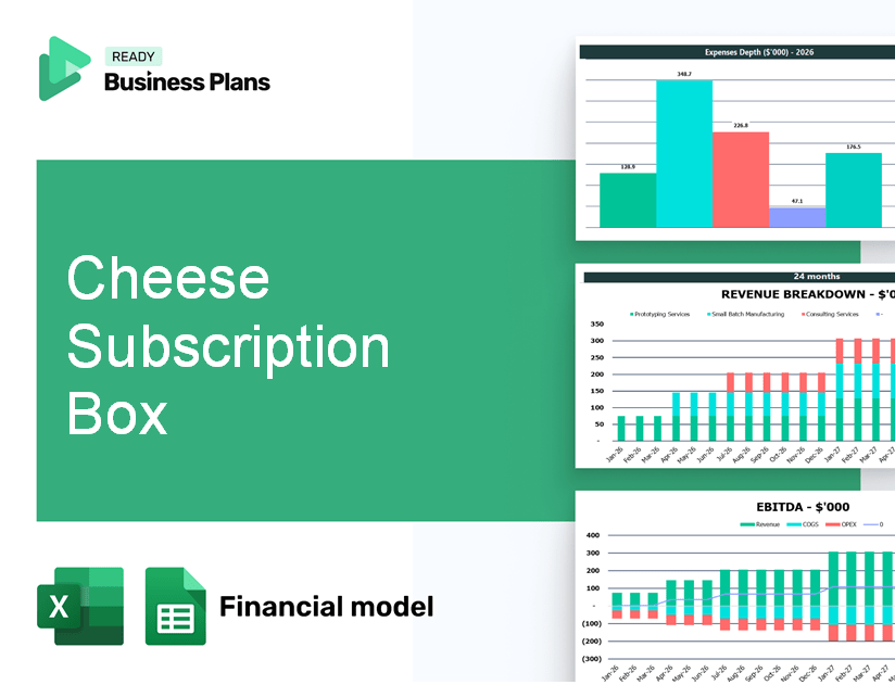 Cheese Subscription Box Financial Model