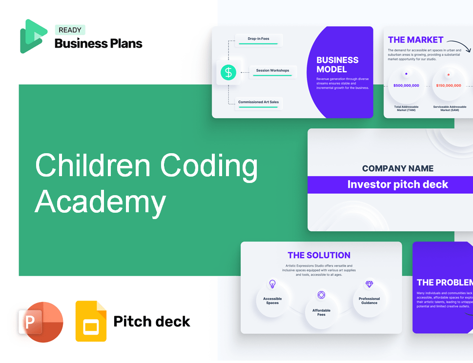 Children Coding Academy Pitch Deck